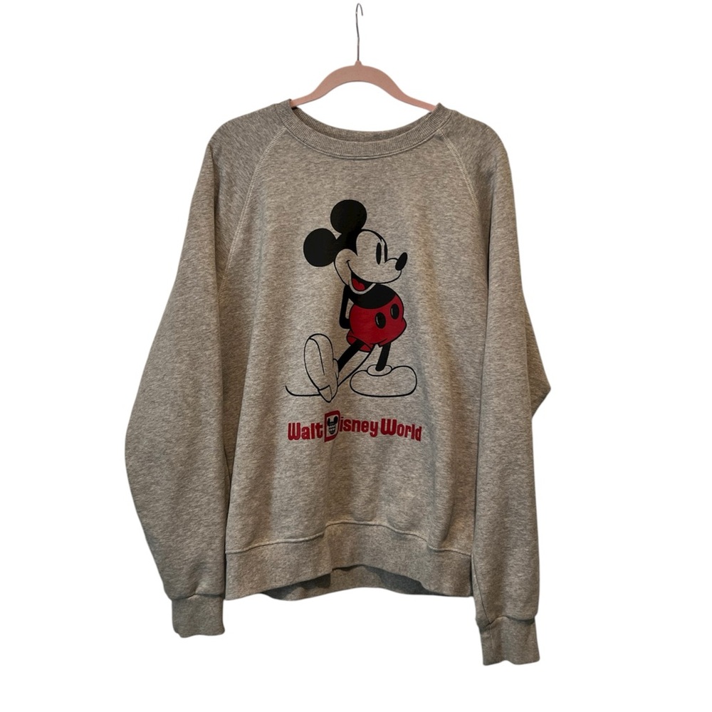 Gray Walt Disney World Mickey Mouse Sweatshirt